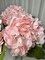 Ariane Real Touch Artificial Light Pink Hydrangea Flowers 20” Silk Stems, Set of 3, Soft Blush Faux Floral for Weddings, Bouquets, Home & Centerpieces